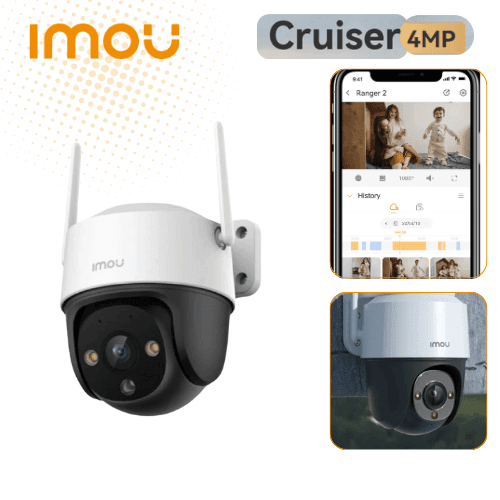 Imou Cruiser 4MP Outdoor PT Wi-Fi Camera